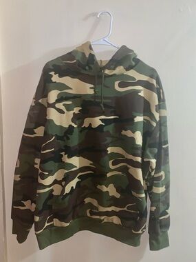 Rothco Olive & Tan Camo Fleece-Lined Hoodie